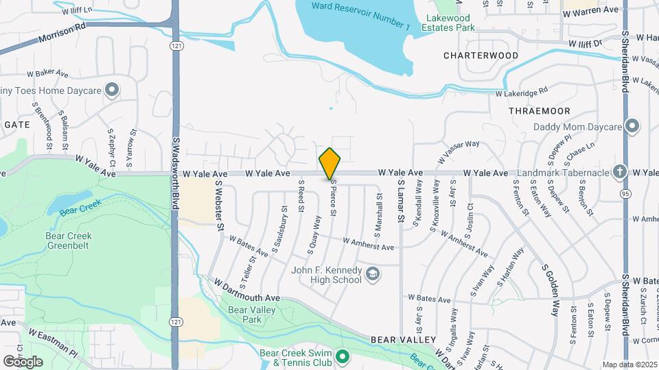 2711 S Pierce St Mapa y Detalles de la Ubicación