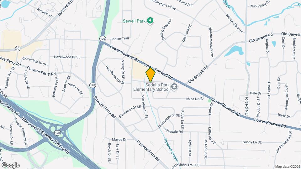 2106 Pawnee Dr SE Map and Location Details