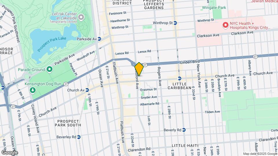 2177 Bedford Ave Map and Location Details