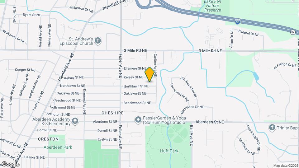 1341 Northlawn St NE Map and Location Details