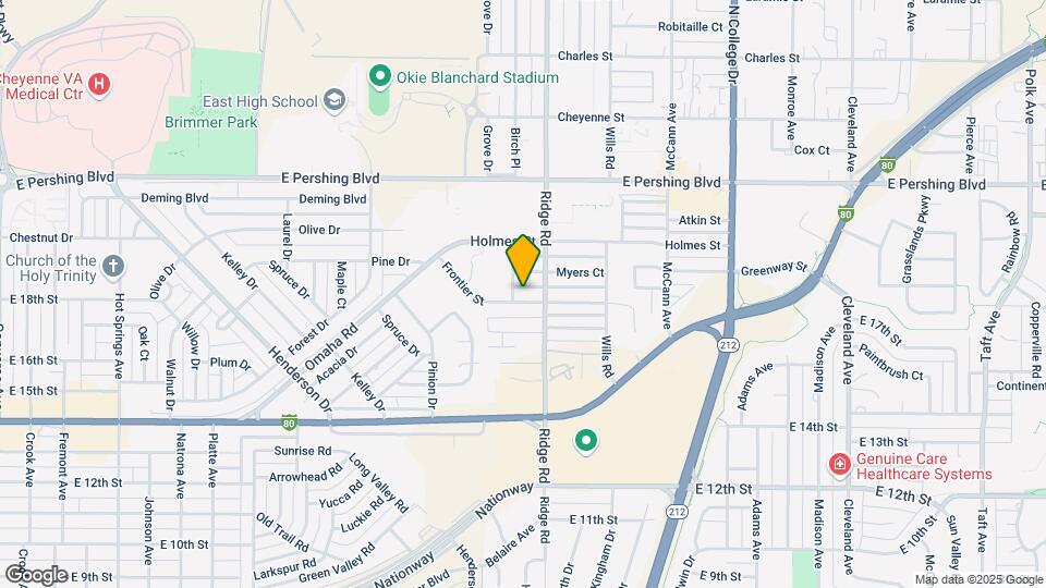 3302 Frontier St Map and Location Details