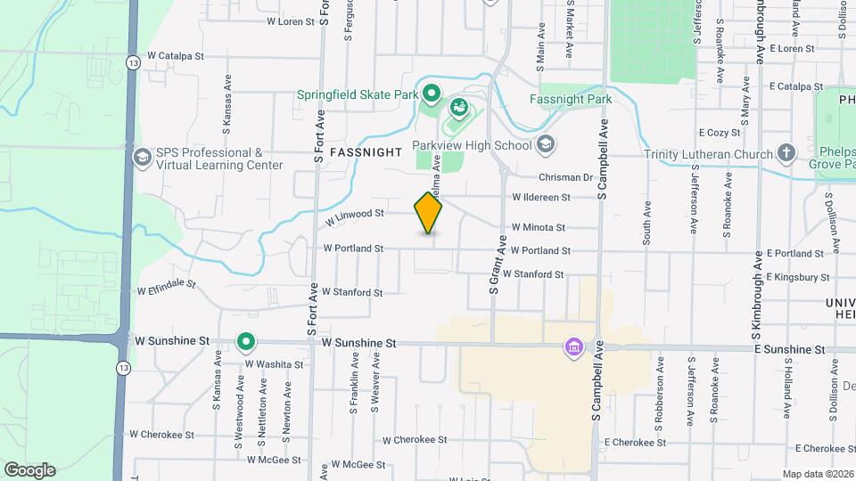 1539 S Thelma Ave Map and Location Details