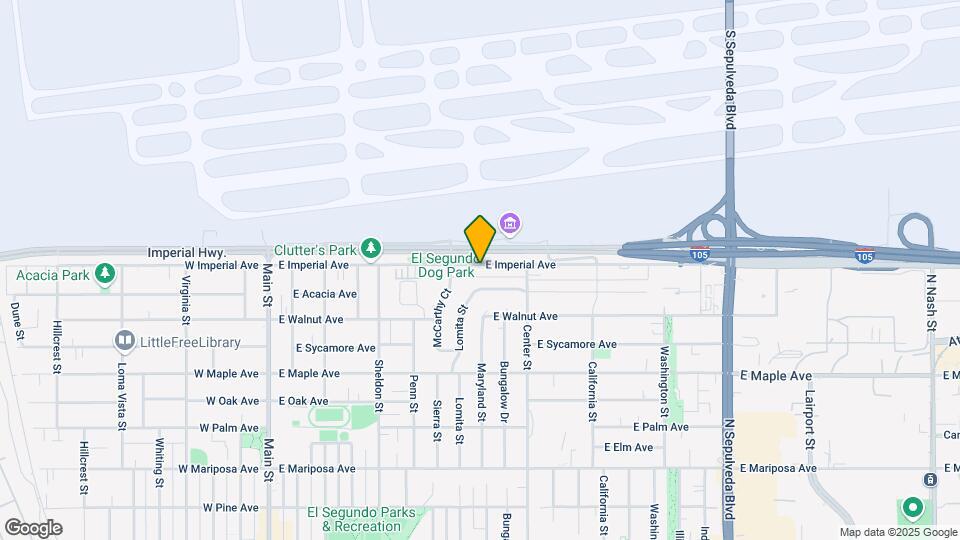 926 E Imperial Ave Mapa y Detalles de la Ubicación