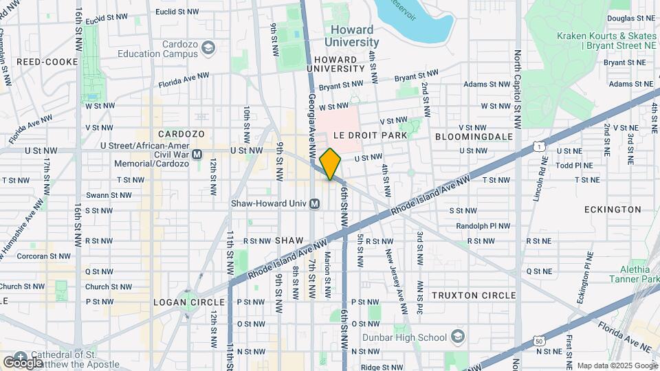 618 T St NW Map and Location Details