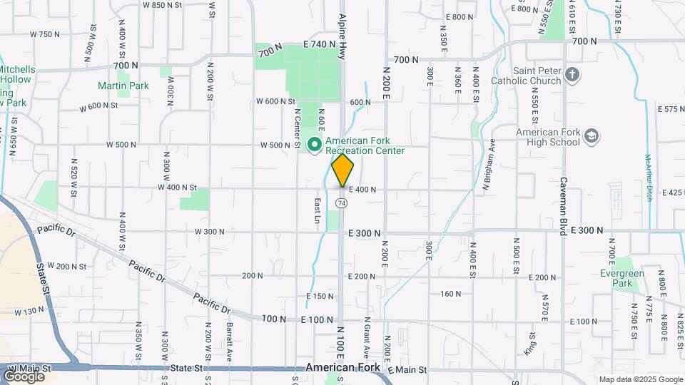 394 N 100 E, Unit 394 N 100 E Map and Location Details