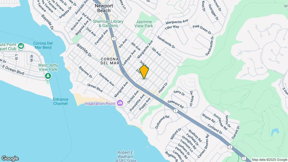 421 Orchid Ave, Unit 608 Map and Location Details