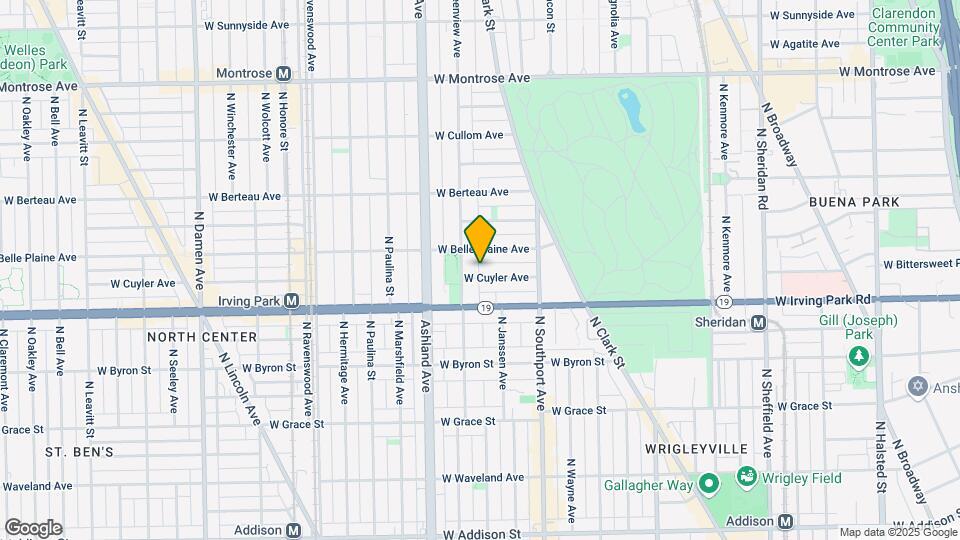 1460 W Cuyler Ave Mapa y Detalles de la Ubicación