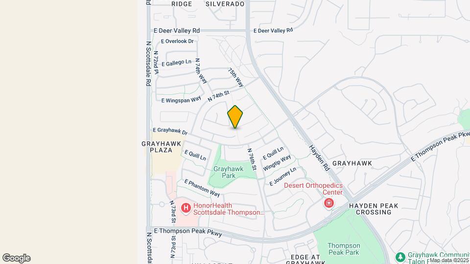 7532 E Rose Garden Ln Map and Location Details