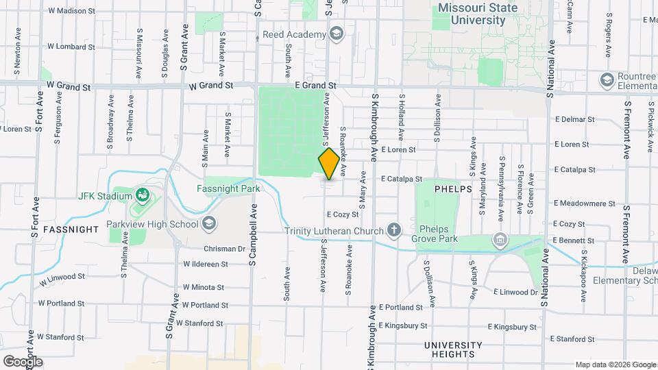 1210 S Jefferson Ave Map and Location Details