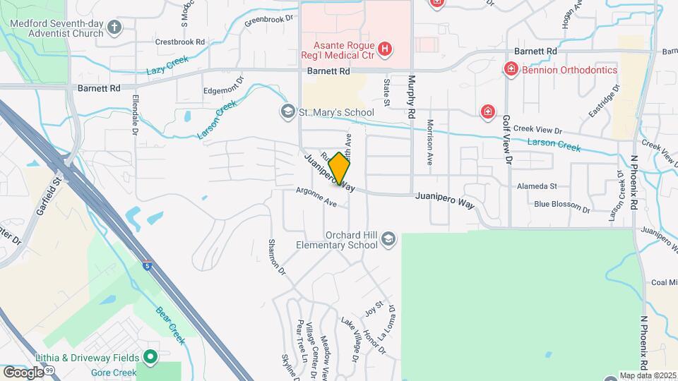 2532 Juanipero Way Map and Location Details