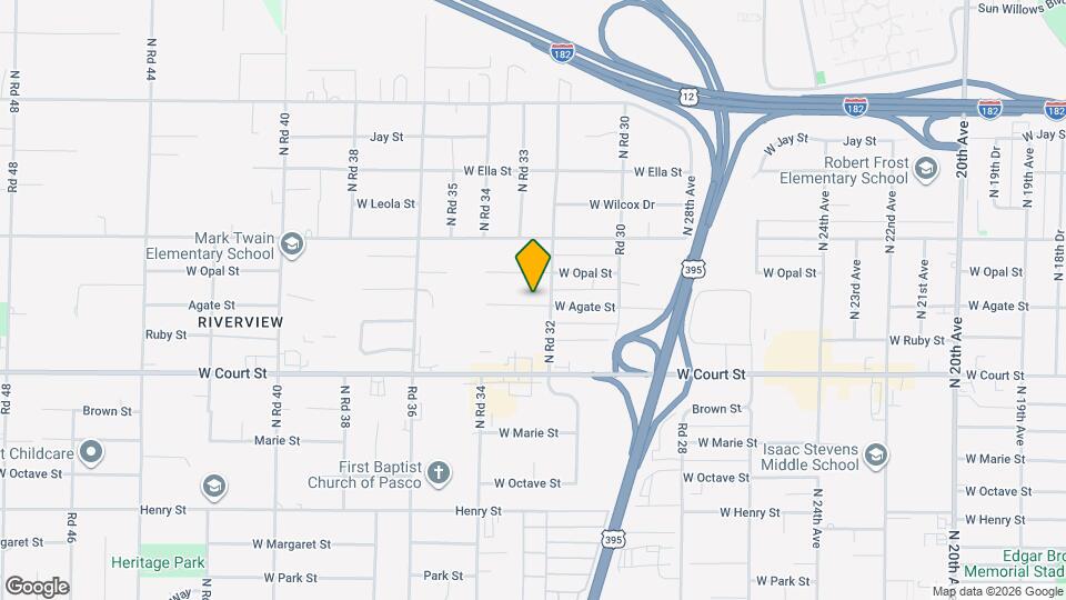 3209-3213 W Agate St Map and Location Details