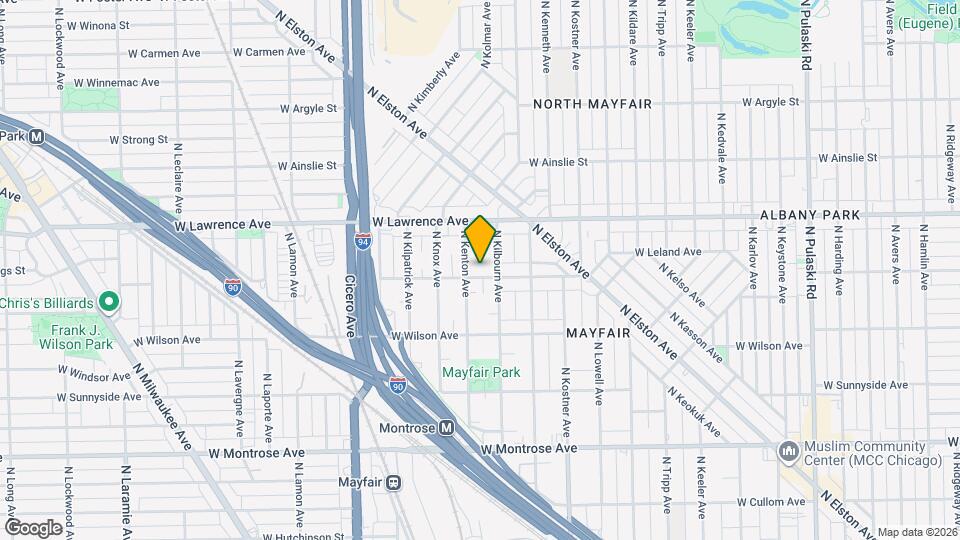 4711 N Kenton Ave Mapa y Detalles de la Ubicación