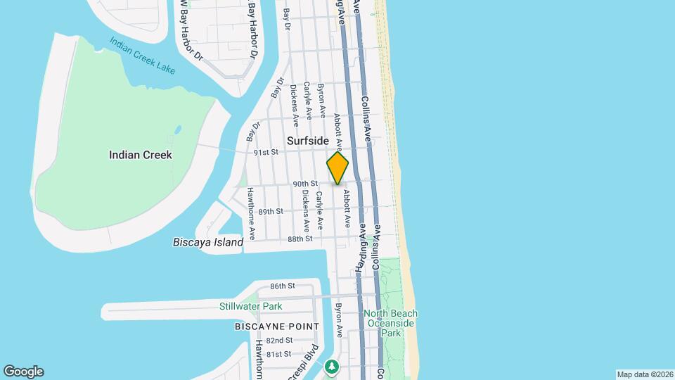 8951 Byron Ave Map and Location Details