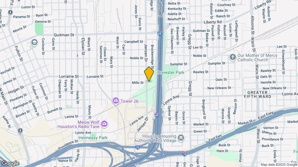 2806 Mills St Map and Location Details