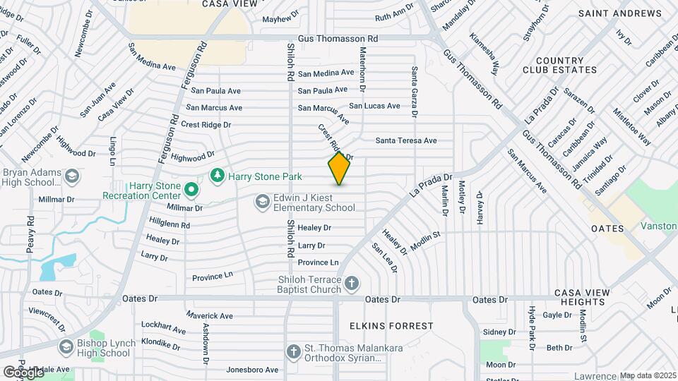 2911 Millmar Dr Map and Location Details