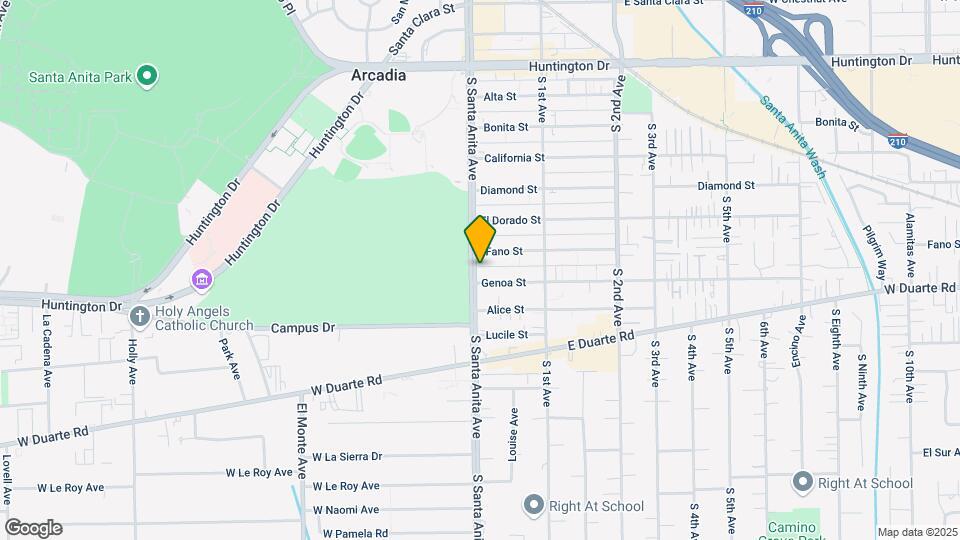 616 Santa Anita Ave Map and Location Details