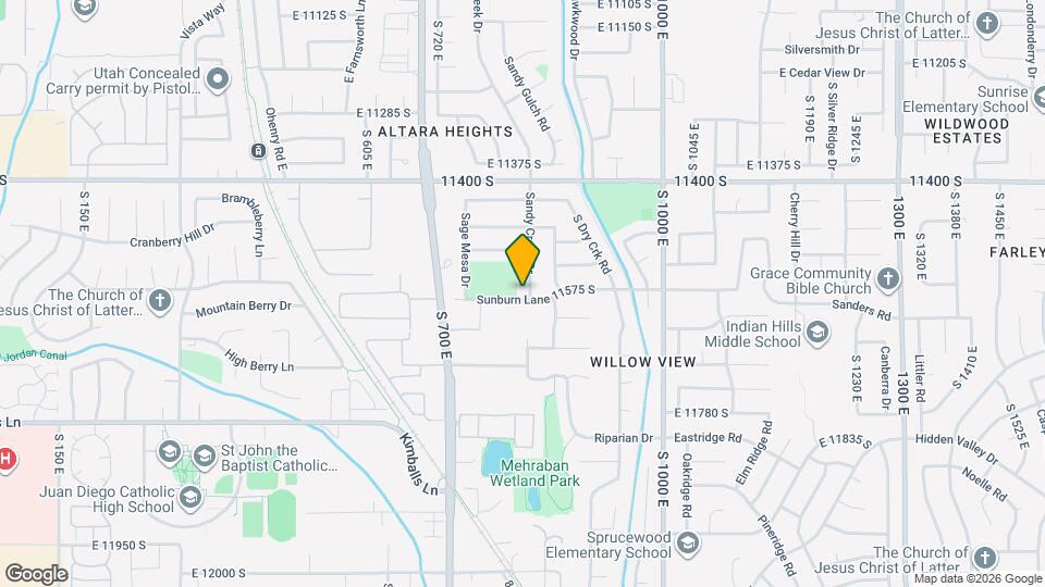 825-11575S E Sunburn Ln, Unit Sunny Basement Apartment Mapa y Detalles de la Ubicación