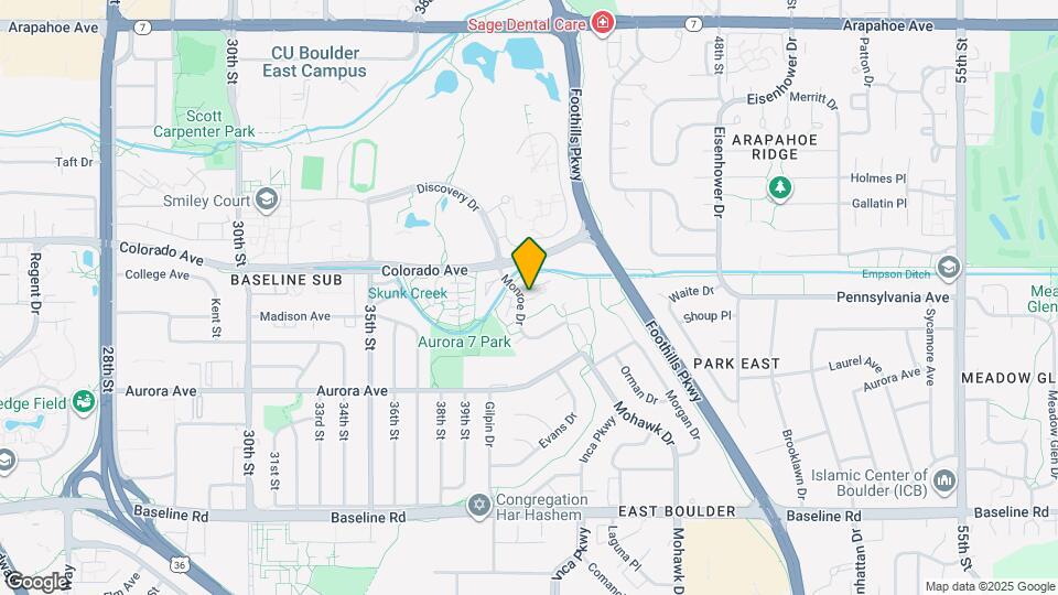 1140 Monroe Dr Map and Location Details