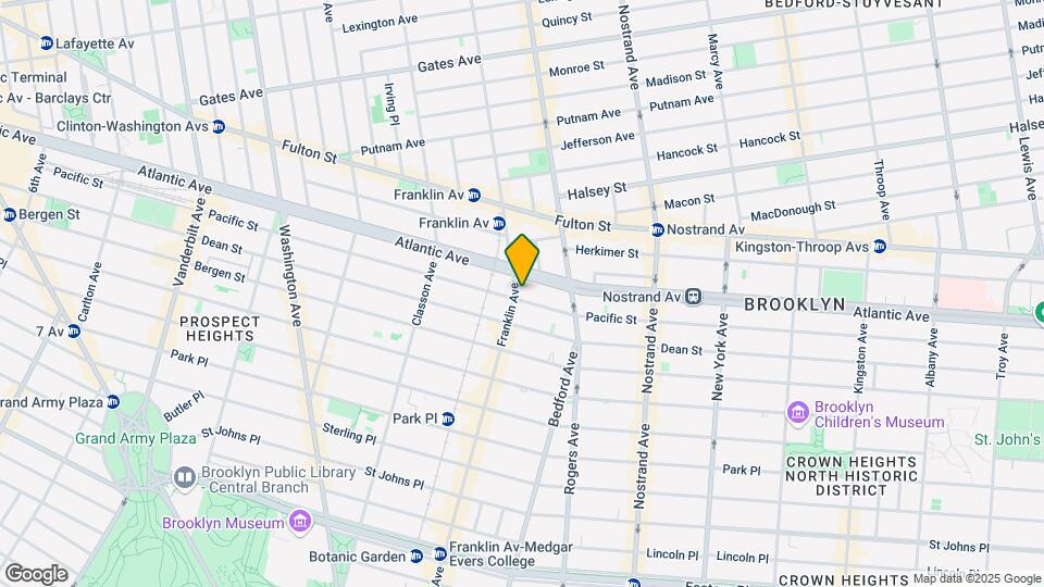 585 Franklin Ave, Unit 2 Map and Location Details