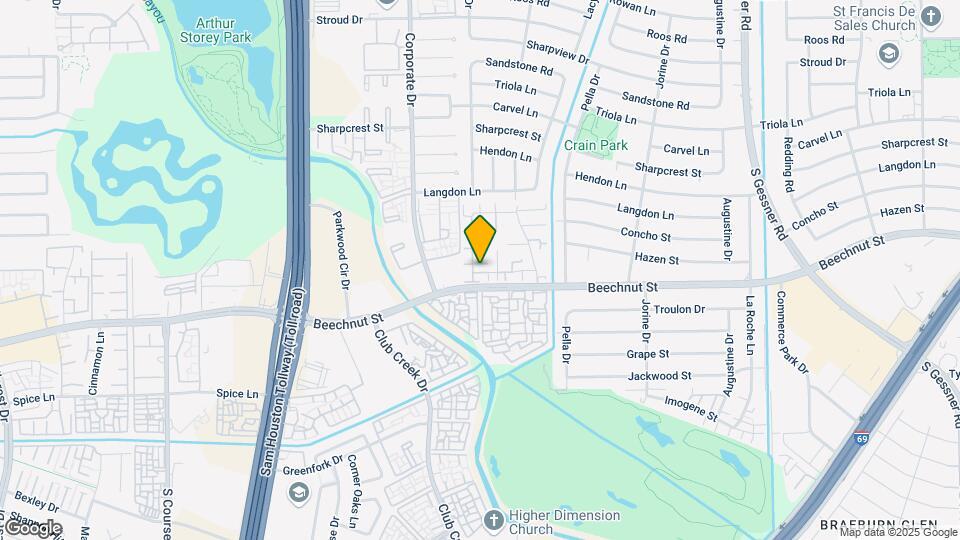 9389 Westwood Village Dr Map and Location Details