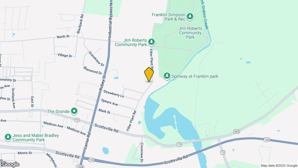 411 Filter Plant Rd Map and Location Details