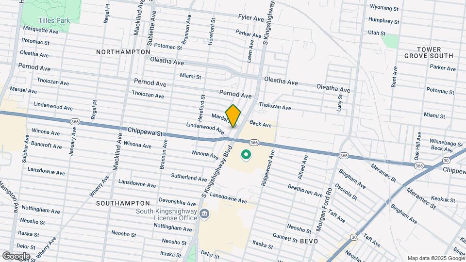 4909 Lindenwood Ave-Unit -Apt 201 Map and Location Details