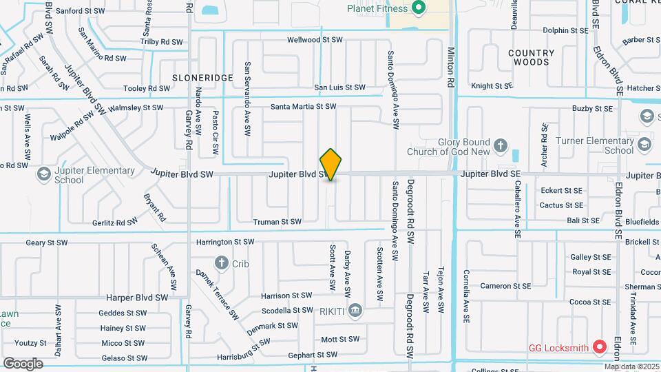 520 Treemont Ave Map and Location Details