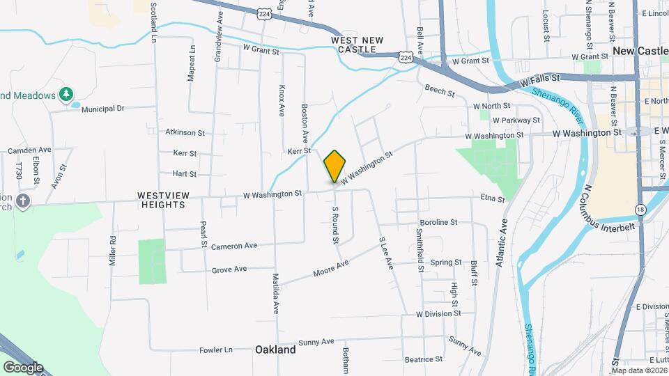 1214 W Washington St Map and Location Details