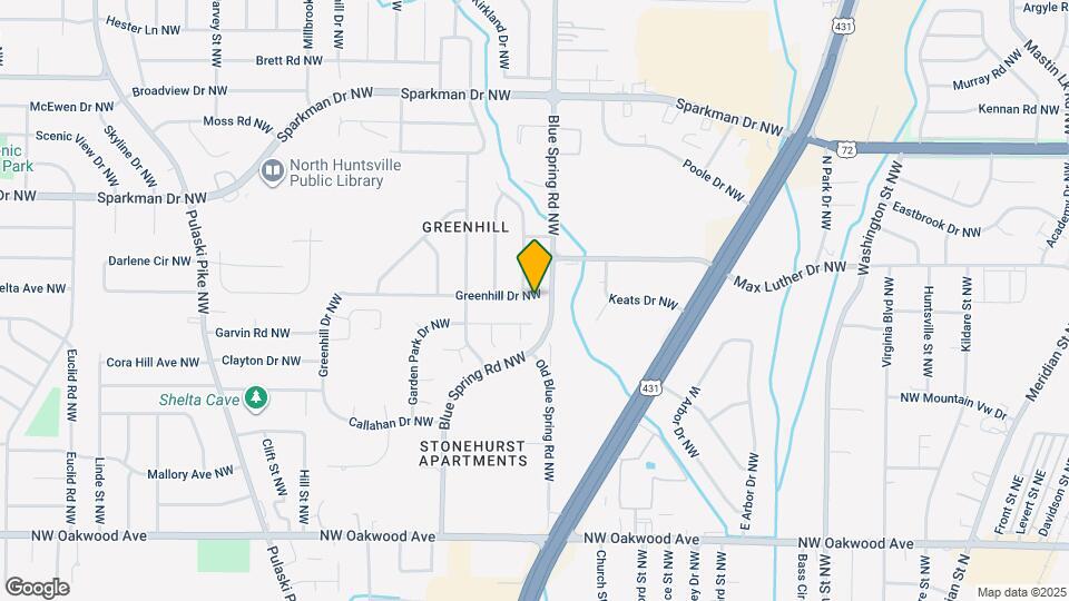 2403 Greenhill Dr NW Map and Location Details