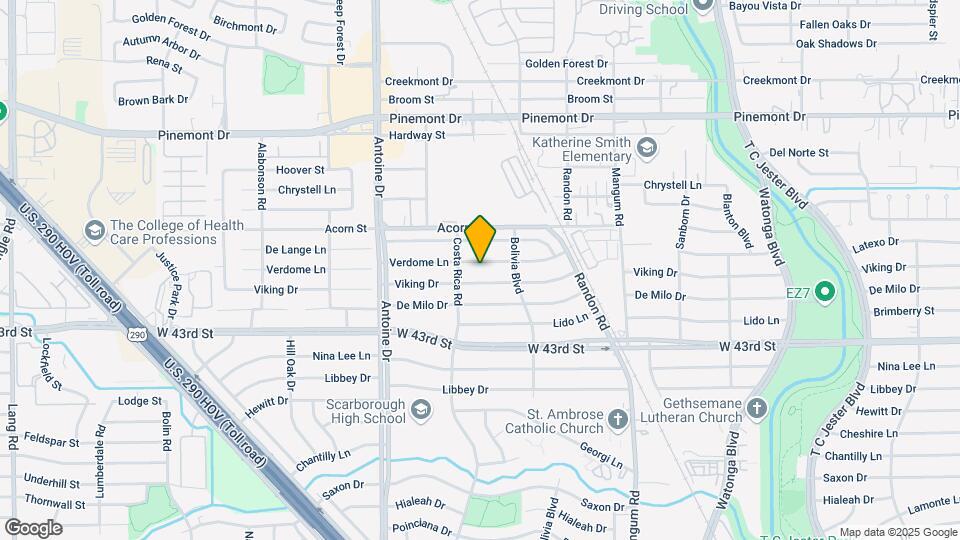 5205 Verdome Ln Map and Location Details