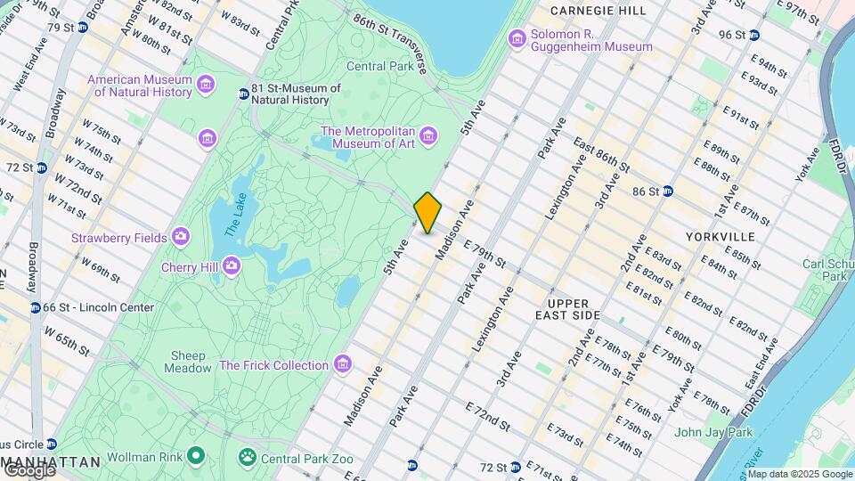 7 E 78th St Map and Location Details