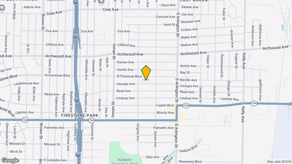 865 Georgia Ave Map and Location Details