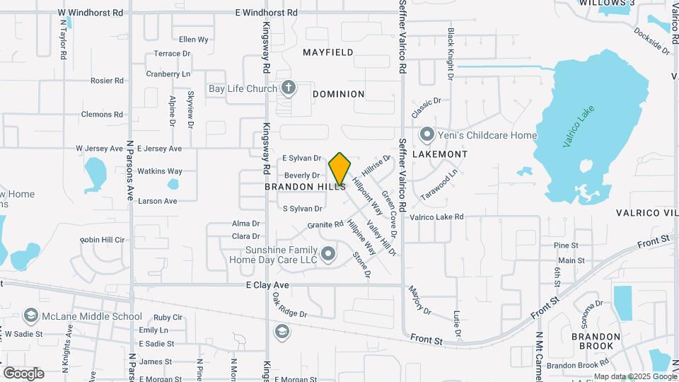 714 Valley Hill Dr Map and Location Details