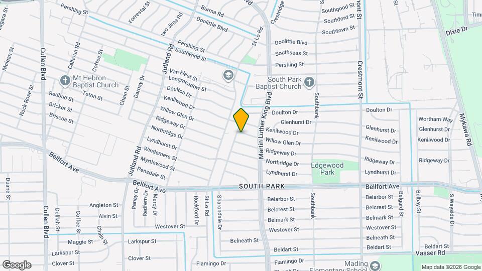 5606 Willow Glen Dr Map and Location Details