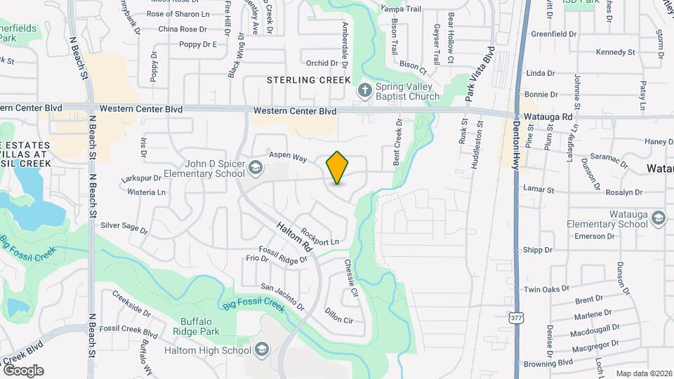 4617 Aspen Way Map and Location Details