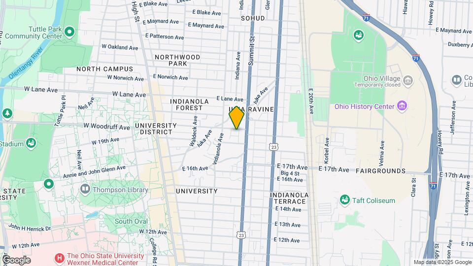 253 E 19th Ave Map and Location Details