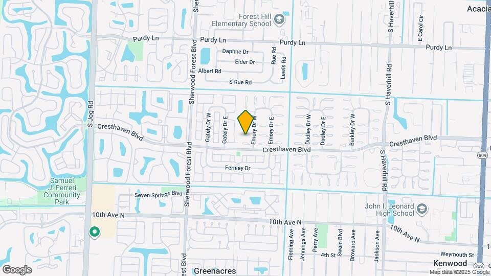 2731 Emory Dr W Mapa y Detalles de la Ubicación