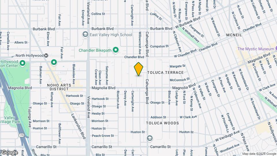 5242 Cartwright Ave Mapa y Detalles de la Ubicación