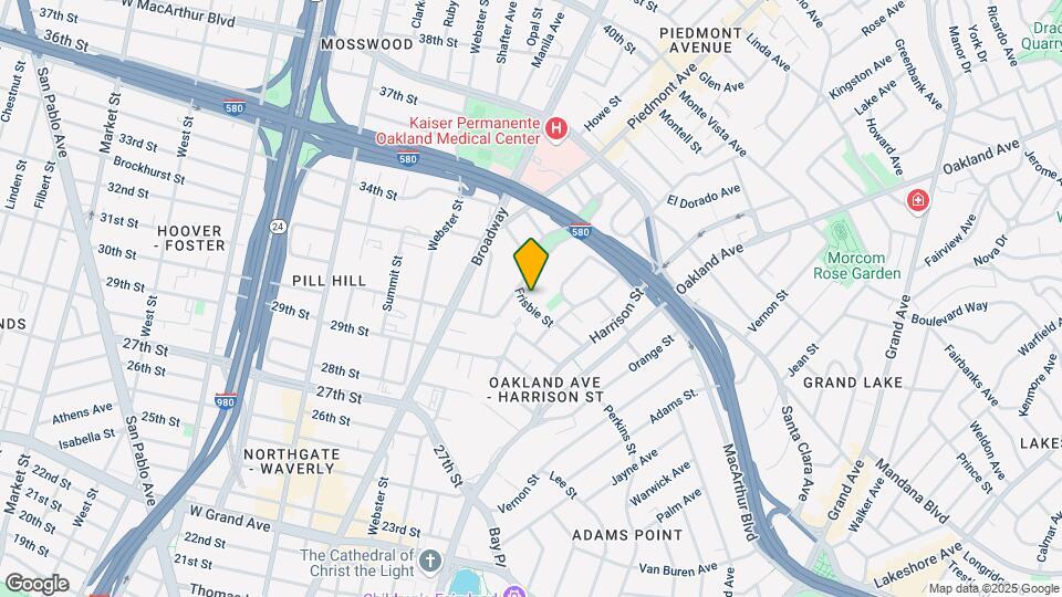 110 Frisbie St Map and Location Details