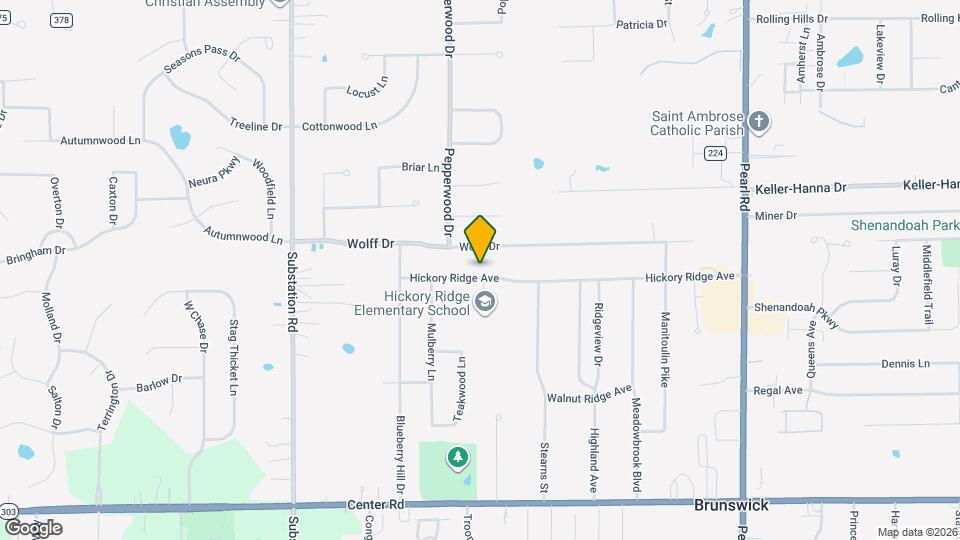 4633 Hickory Ridge Ave Map and Location Details