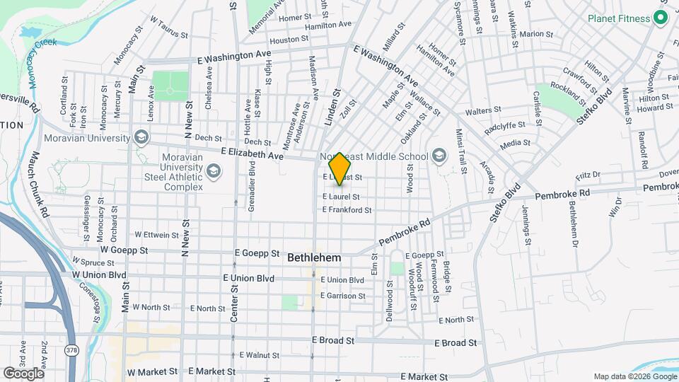 1107 Maple St Map and Location Details