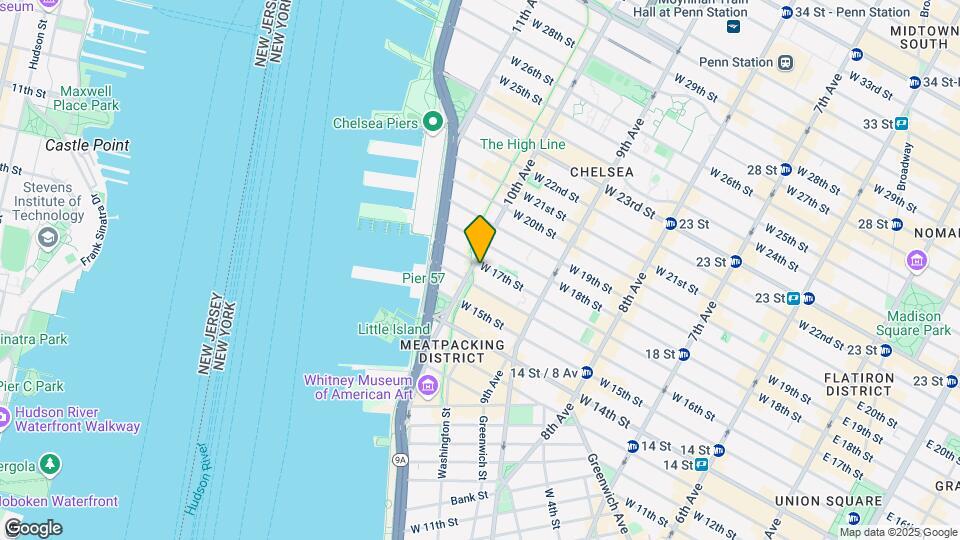458 West 17th Street Map and Location Details