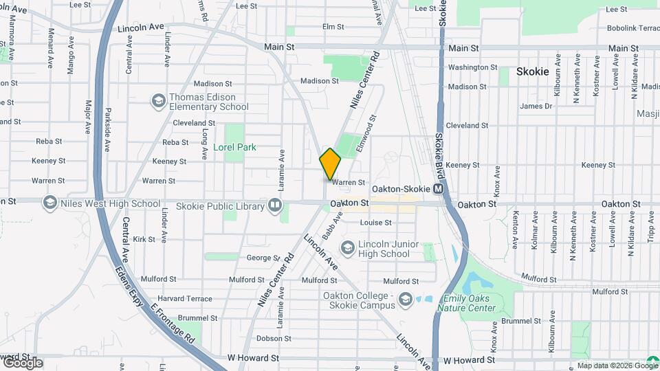 5041 Warren St Map and Location Details