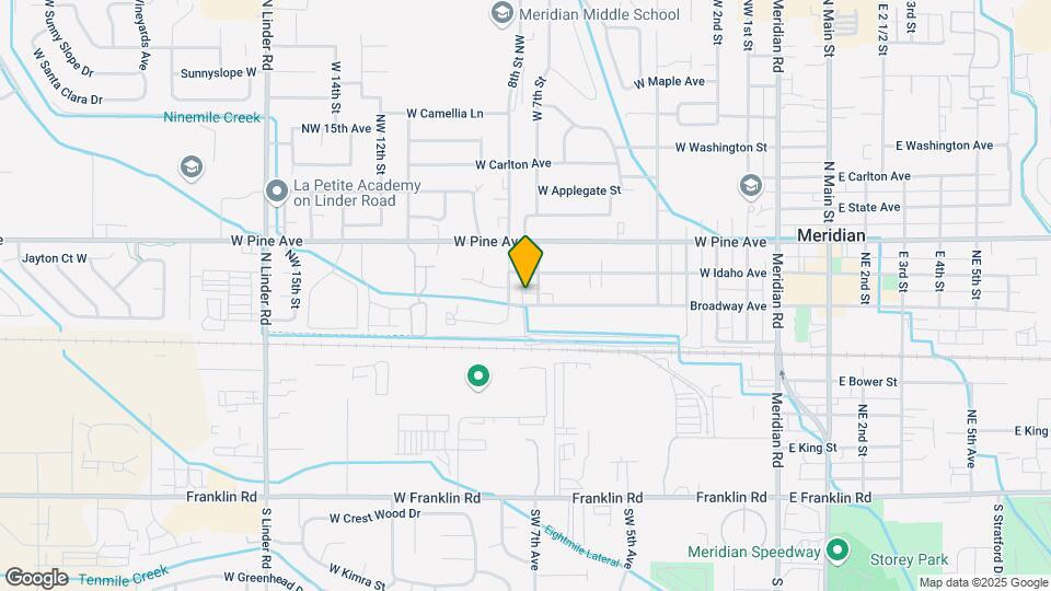 714 W Broadway Ave Map and Location Details