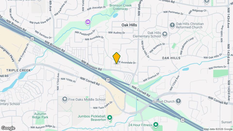 2160 NW 161st Ave Map and Location Details