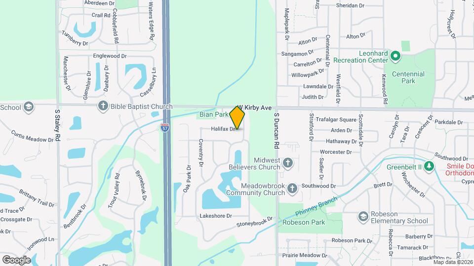 3203 Halifax Dr Map and Location Details