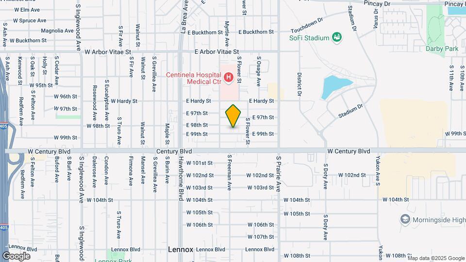 525 E 99th St Apartments Map and Location Details