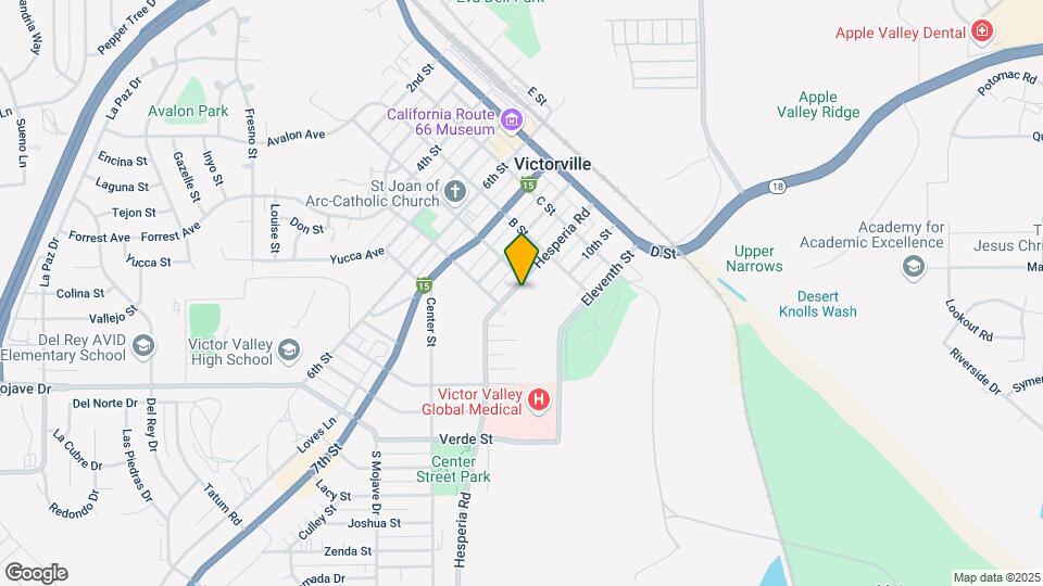 15469 Hesperia Rd Map and Location Details