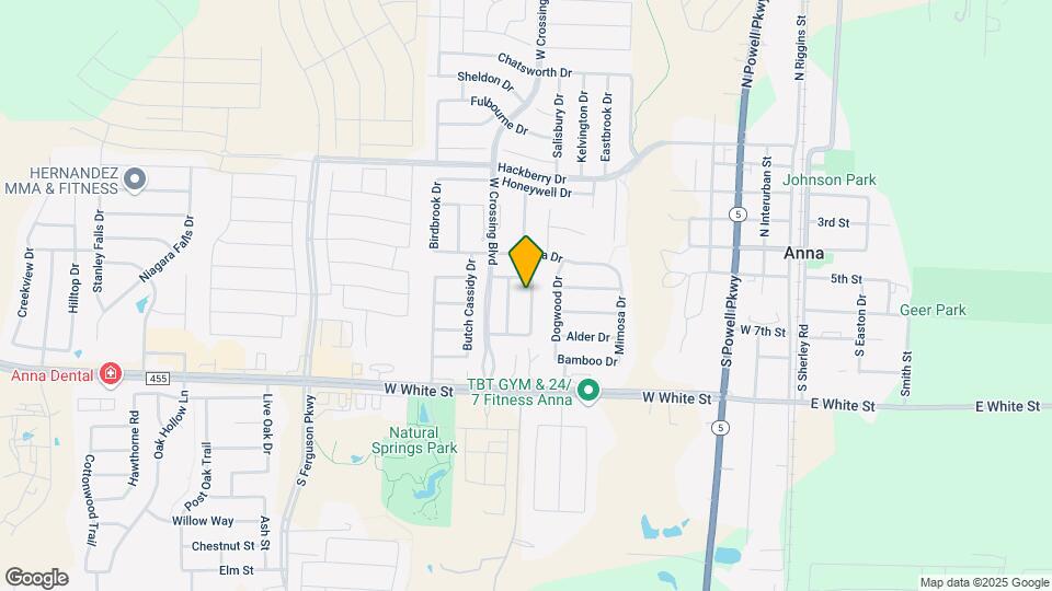 308 Acklington Dr Map and Location Details