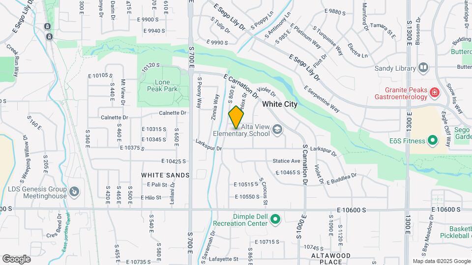 819 E Hibiscus Ave Map and Location Details